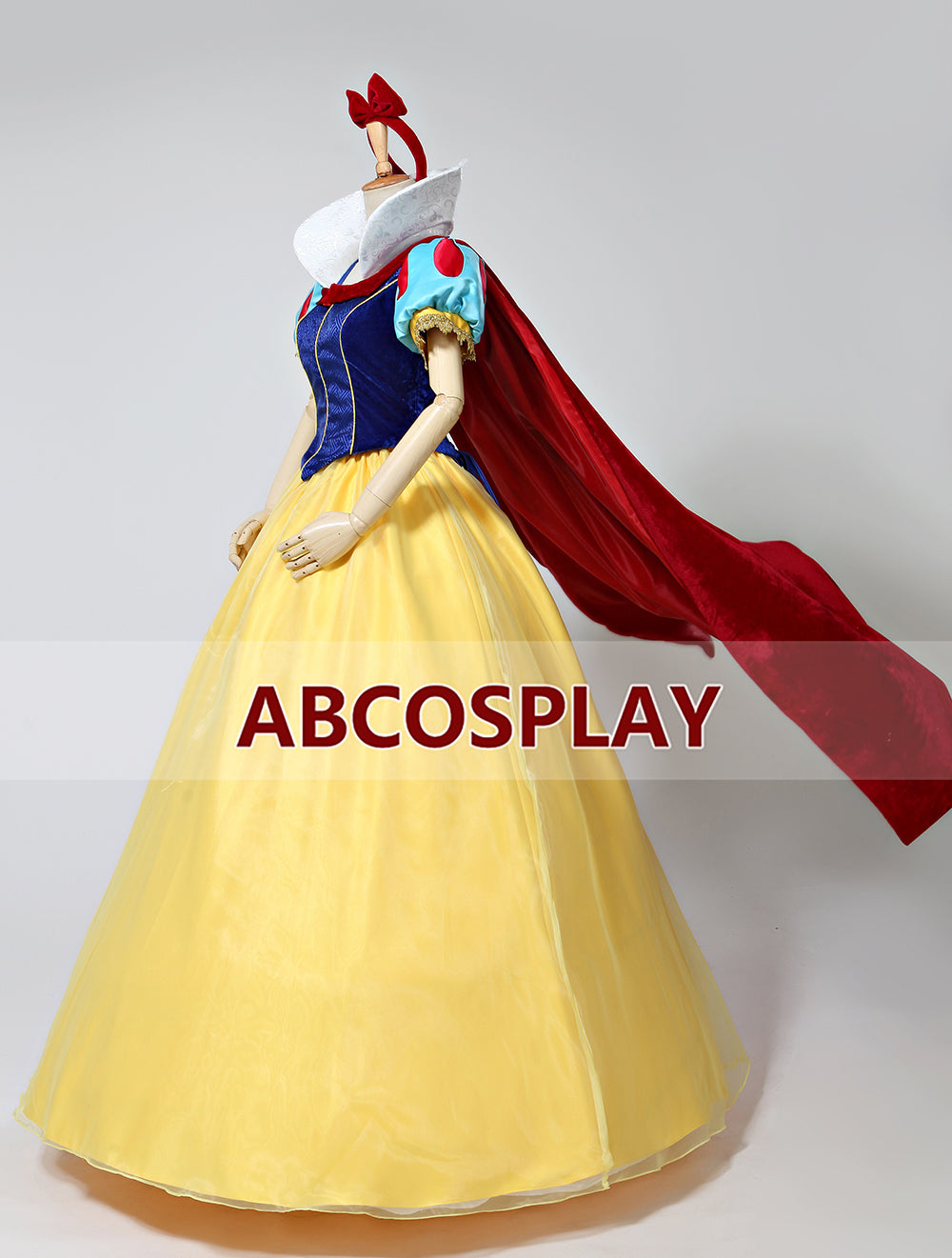 Snow White Princess Dress Cloak Cosplay Costume