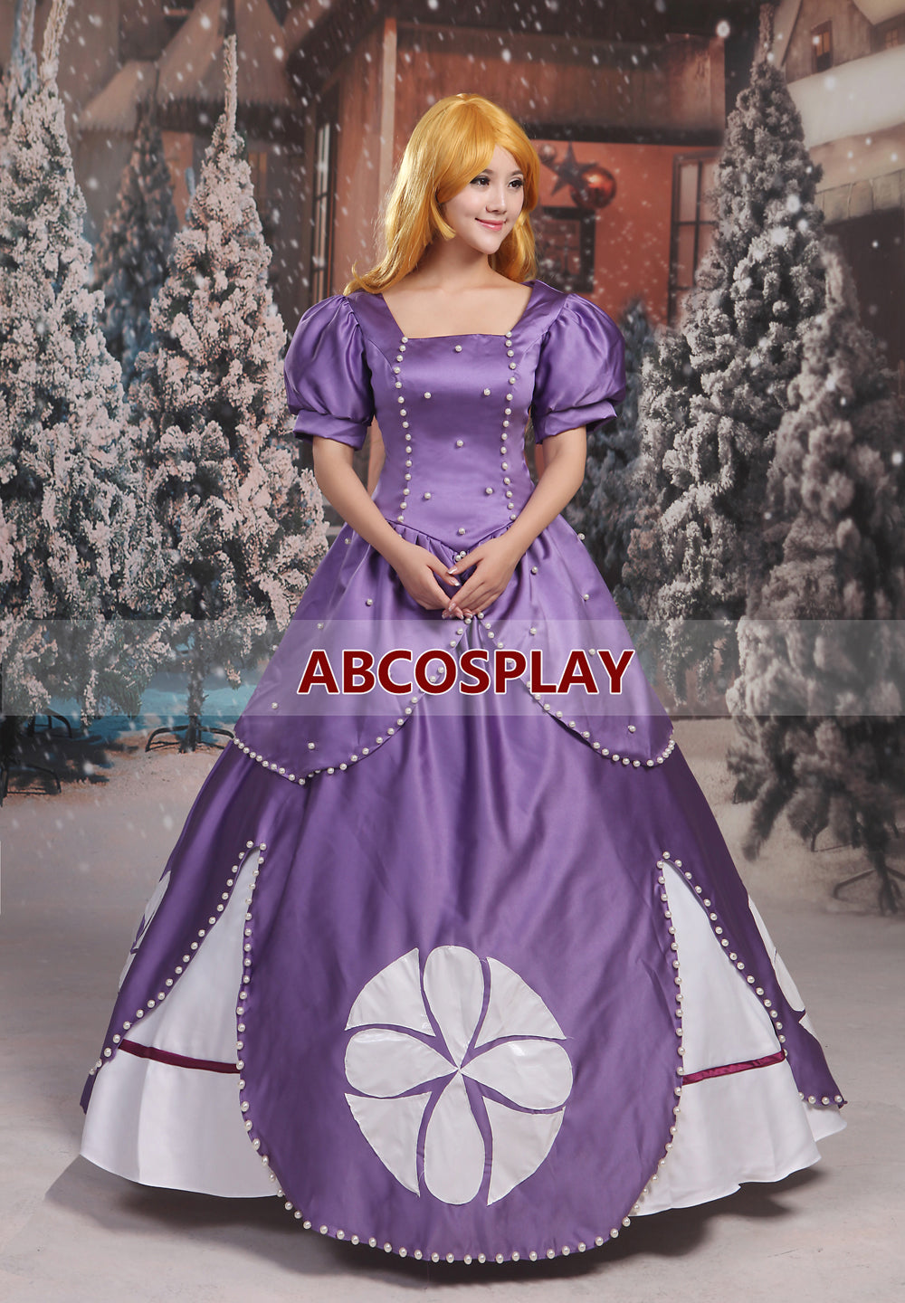 Sofia The First Princess Purple Dress Cosplay Costume