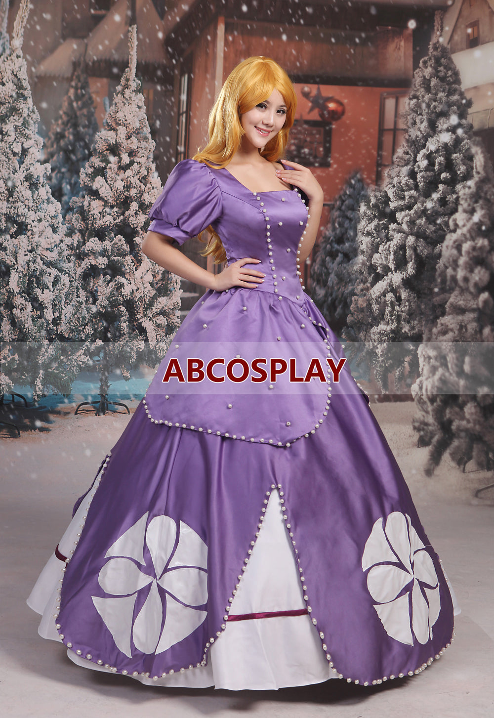 Sofia The First Princess Purple Dress Cosplay Costume