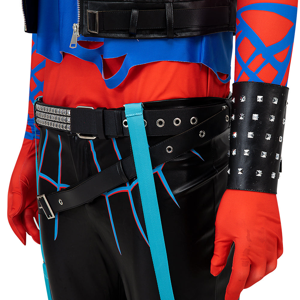 Spiderman Across the Spider-Verse Hobart Hobie Brown Cosplay Costumes Free Shipping
