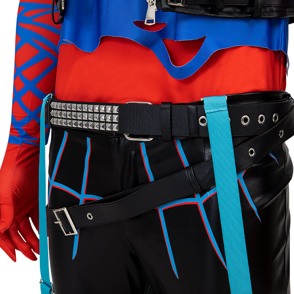 Spiderman Across the Spider-Verse Hobart Hobie Brown Cosplay Costumes Free Shipping