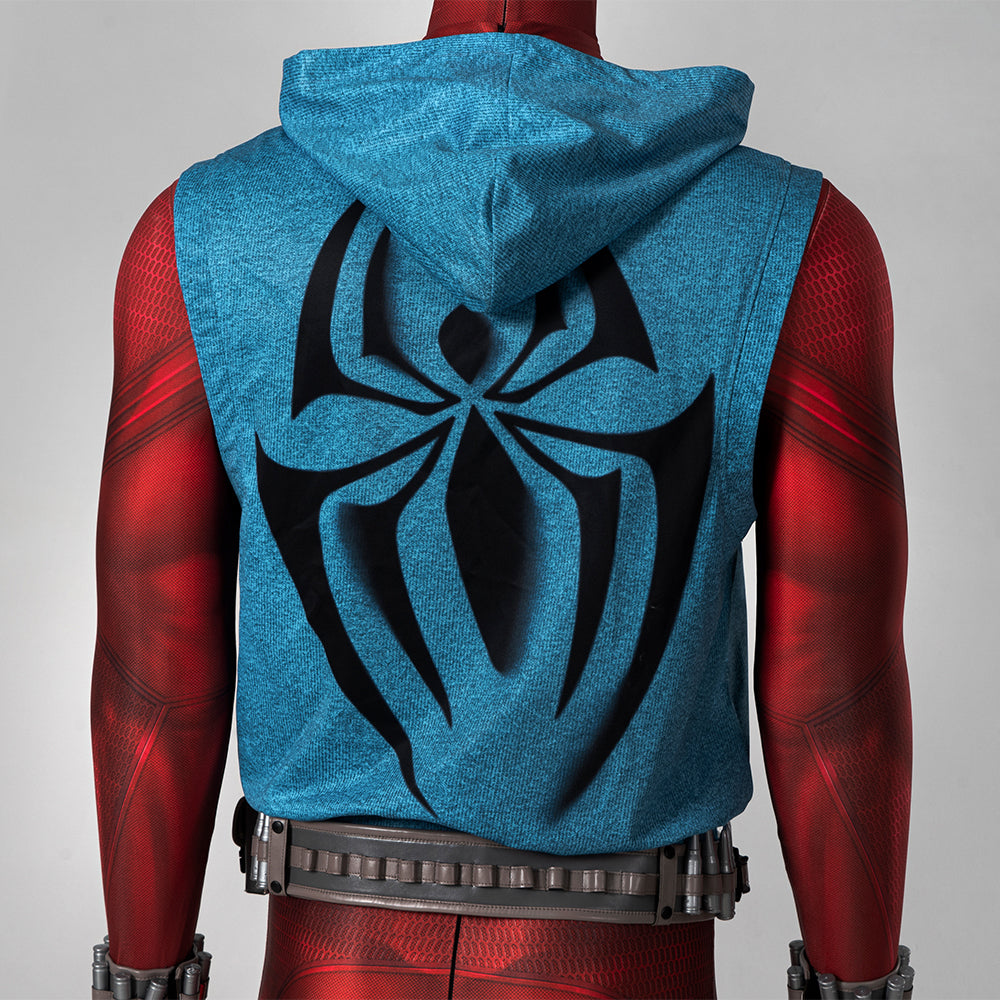 Spiderman Across the Spider-Verse Scarlet Spider Ben Reilly Cosplay Costumes