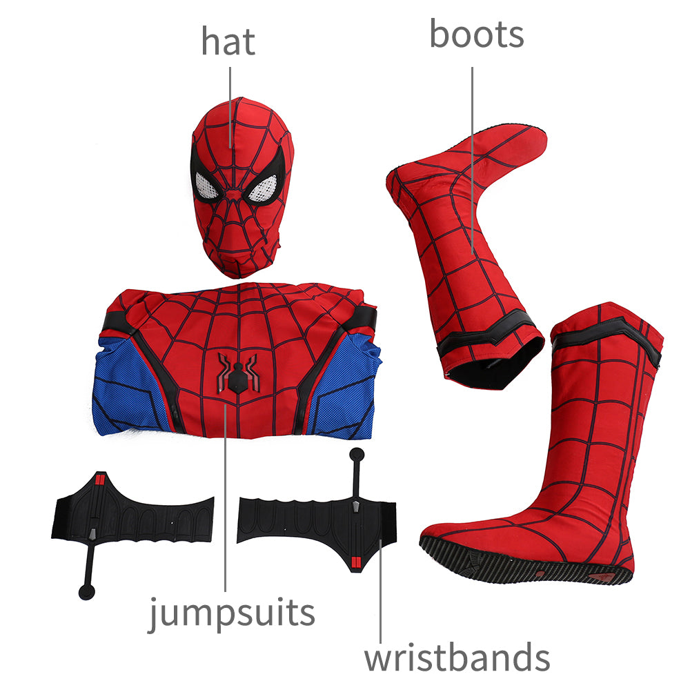 Spiderman Homecoming Peter Parker Cosplay Costume