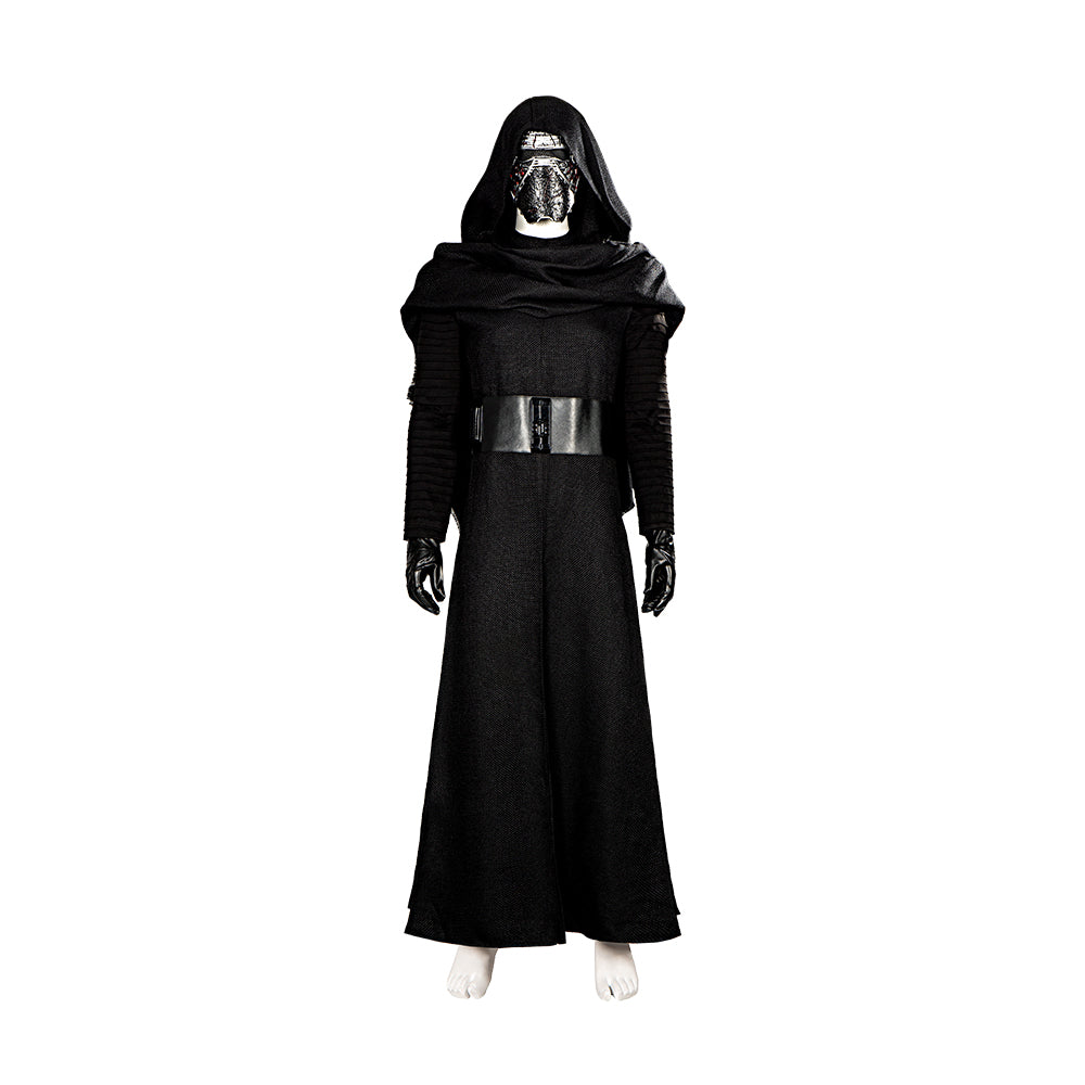 Star Wars The Force Awakens Kylo Ren Ben Solo Cosplay Costume Free Shipping