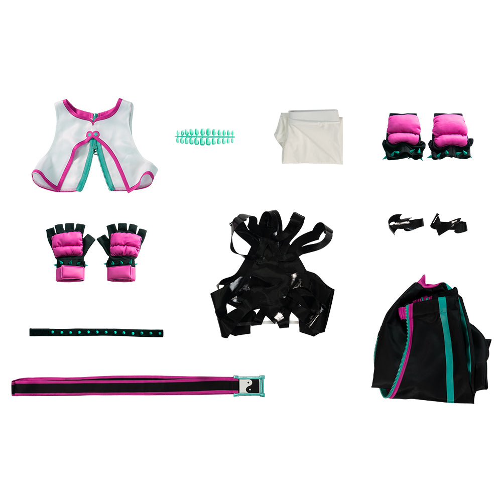 Street Fighter 6 Juri Cosplay Costumes Free Shipping