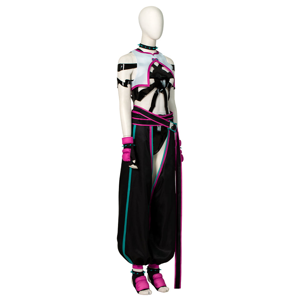 Street Fighter 6 Juri Cosplay Costumes Free Shipping