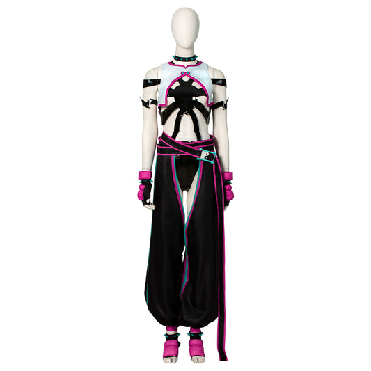 Street Fighter 6 Juri Cosplay Costumes Free Shipping