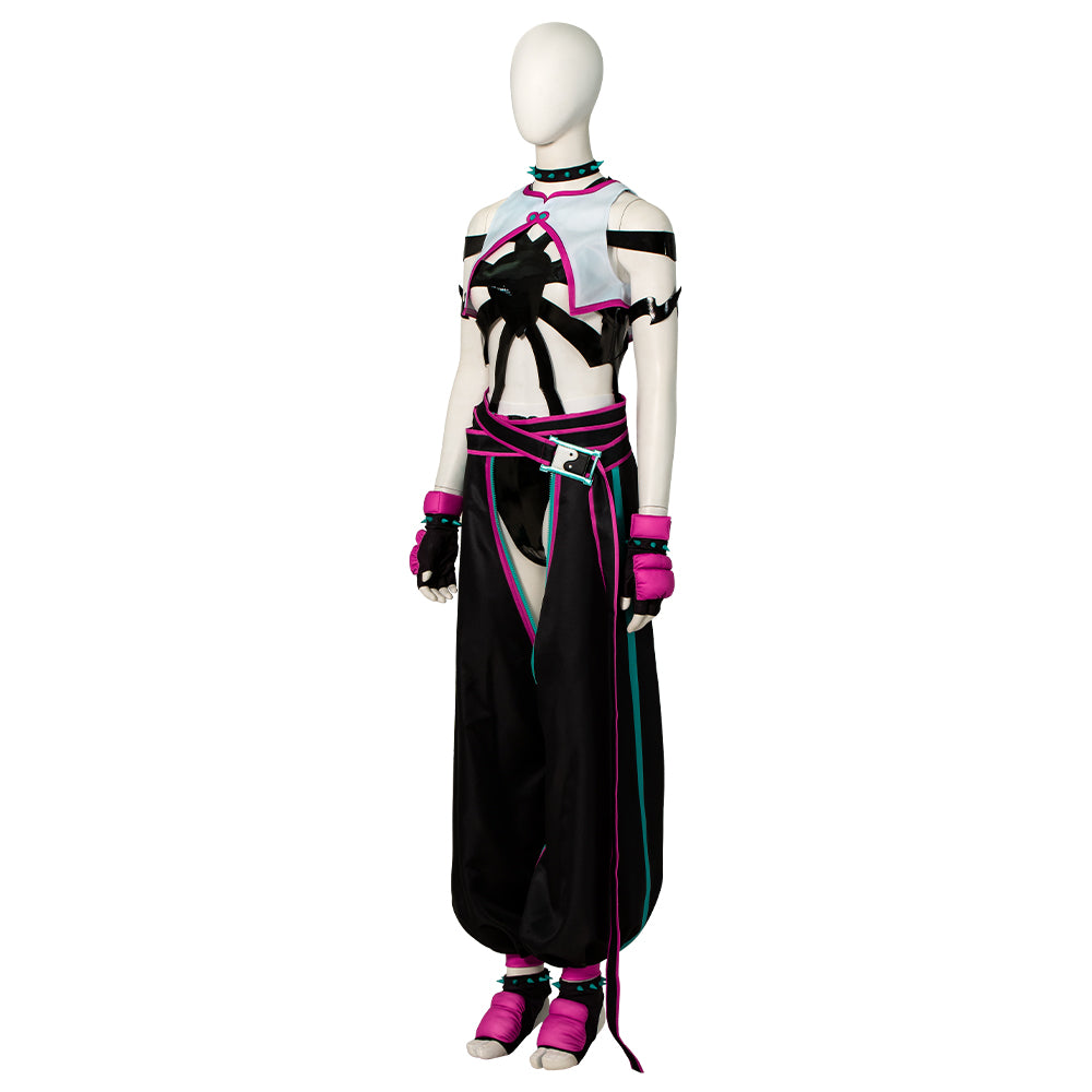Street Fighter 6 Juri Cosplay Costumes Free Shipping