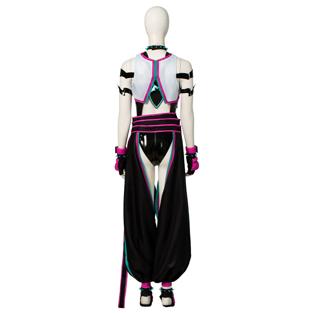 Street Fighter 6 Juri Cosplay Costumes Free Shipping