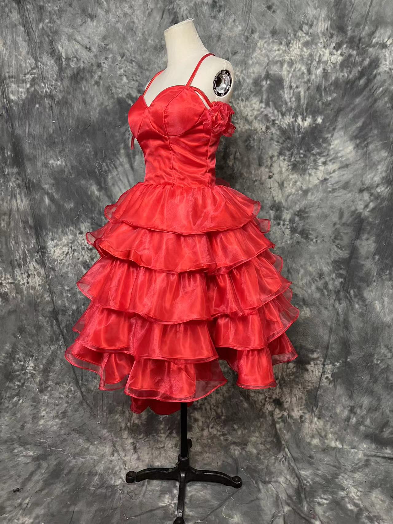 Suicide Squad Harley Quinn Red Dress Cosplay Costume