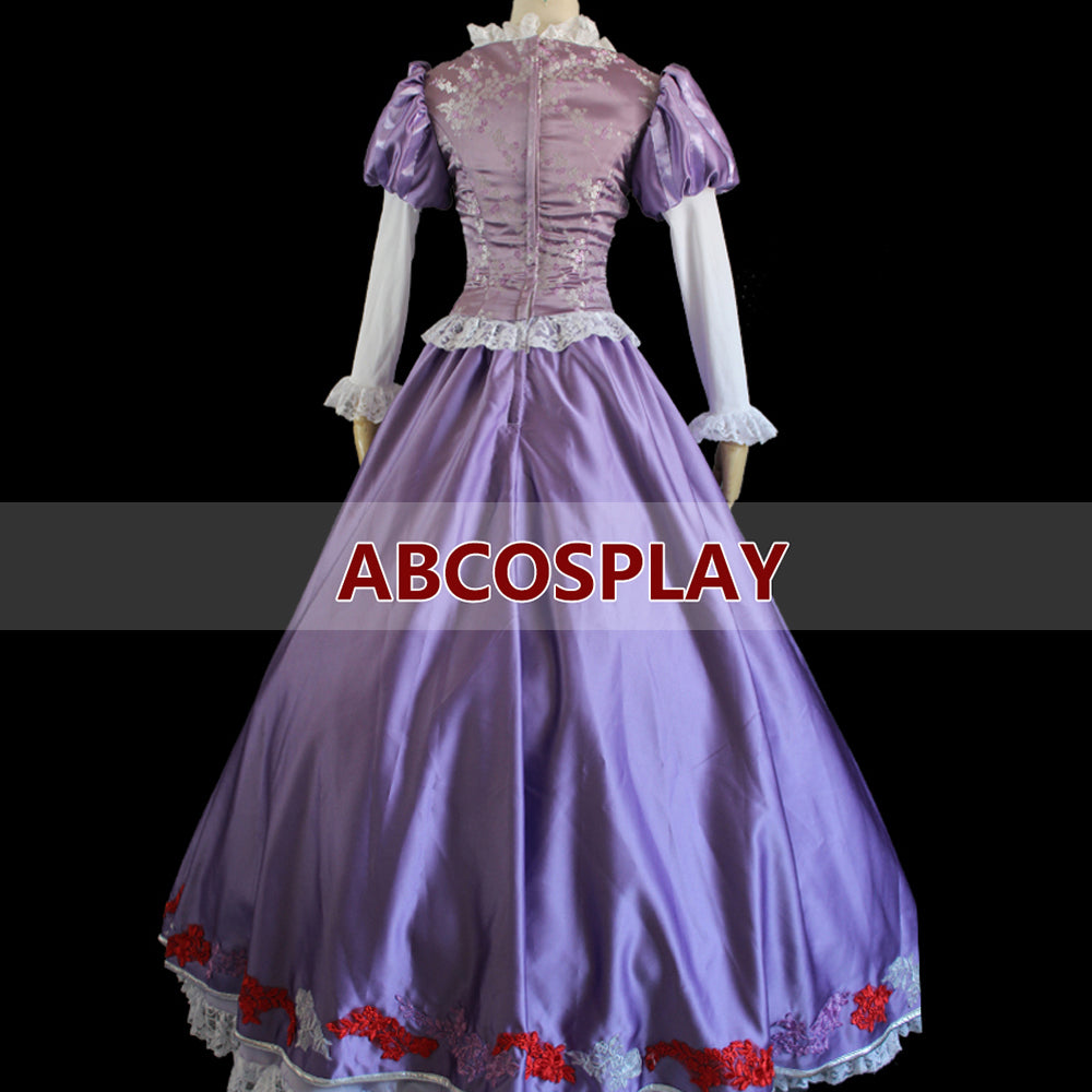 Tangled Princess Dress Rapunzel Cosplay Costumes