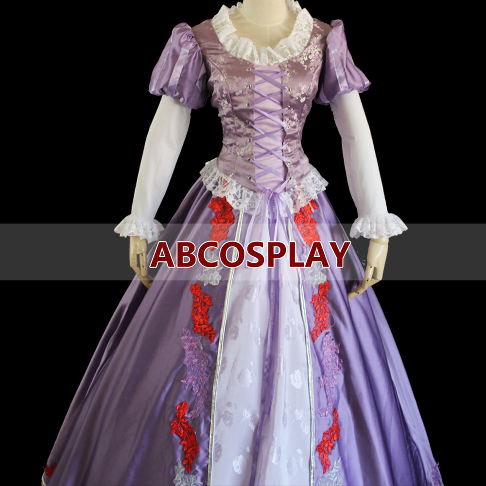 Tangled Princess Dress Rapunzel Cosplay Costumes