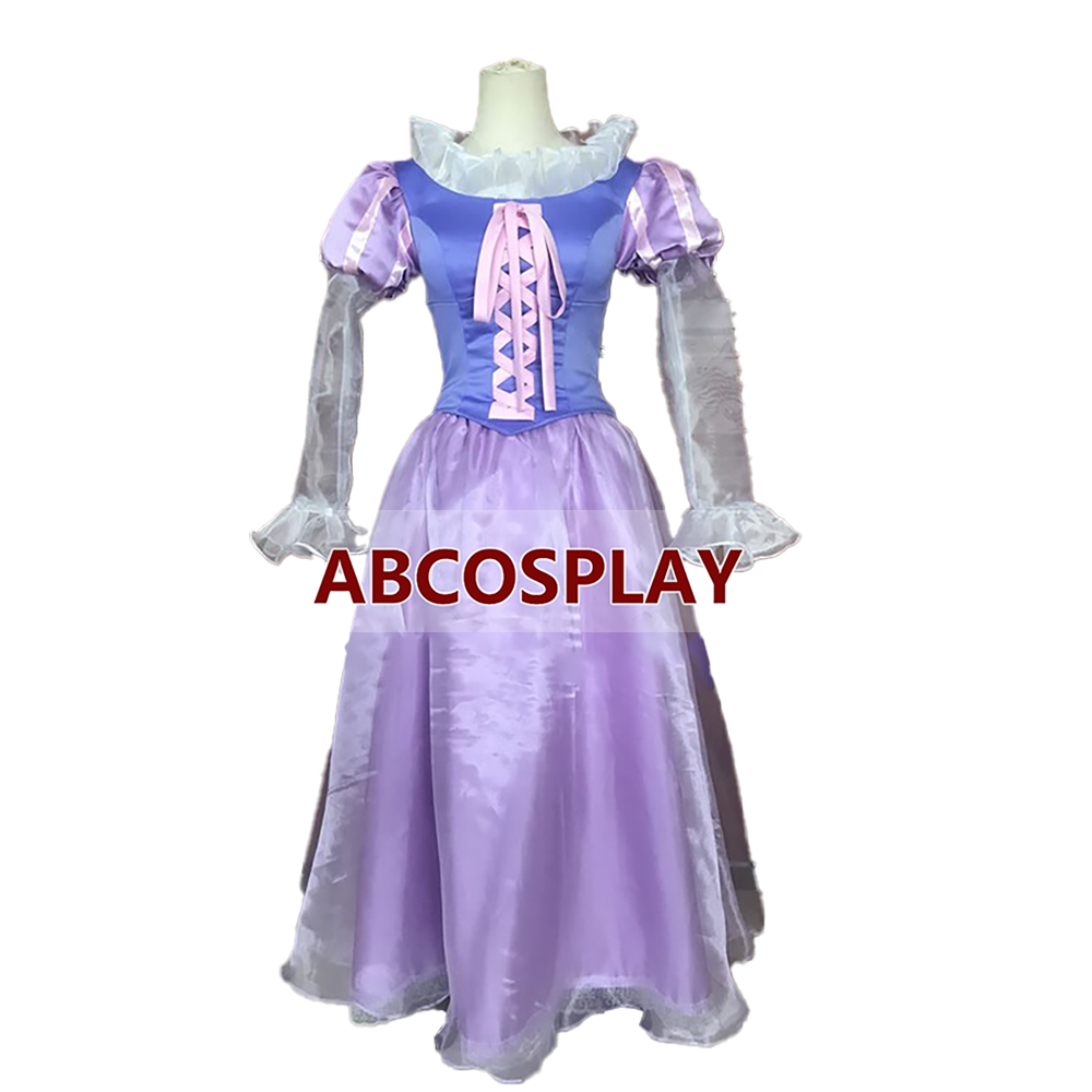 Tangled Rapunzel Princess Dress Cosplay Costumes