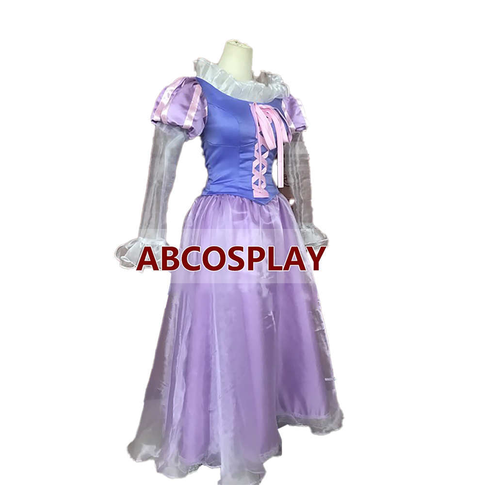 Tangled Rapunzel Princess Dress Cosplay Costumes