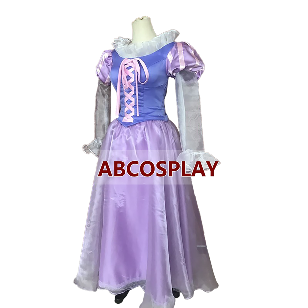 Tangled Rapunzel Princess Dress Cosplay Costumes