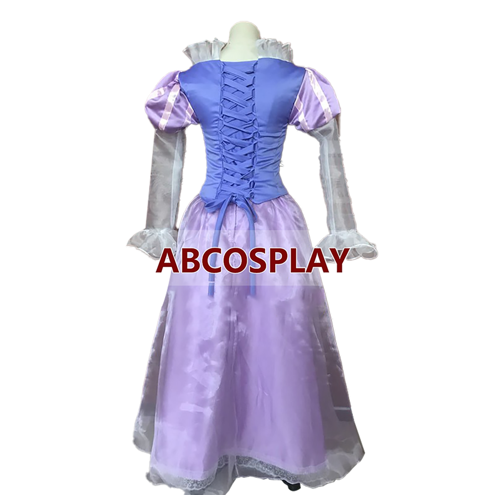Tangled Rapunzel Princess Dress Cosplay Costumes