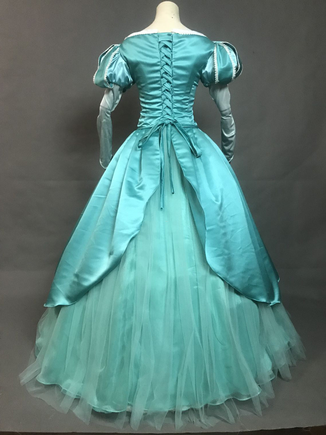 The Little Mermaid Ariel Green Dress Cosplay Costume