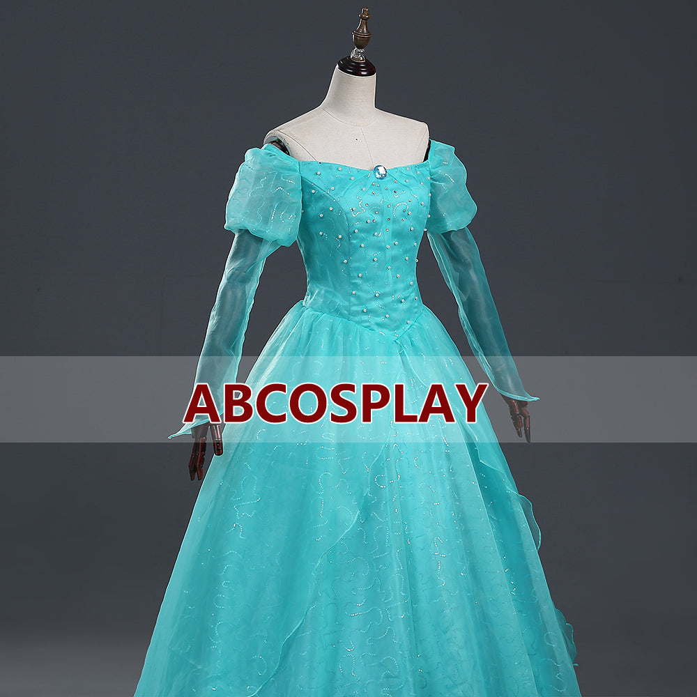 The Little Mermaid Ariel Princess Dress Cosplay Costume Girls Woman