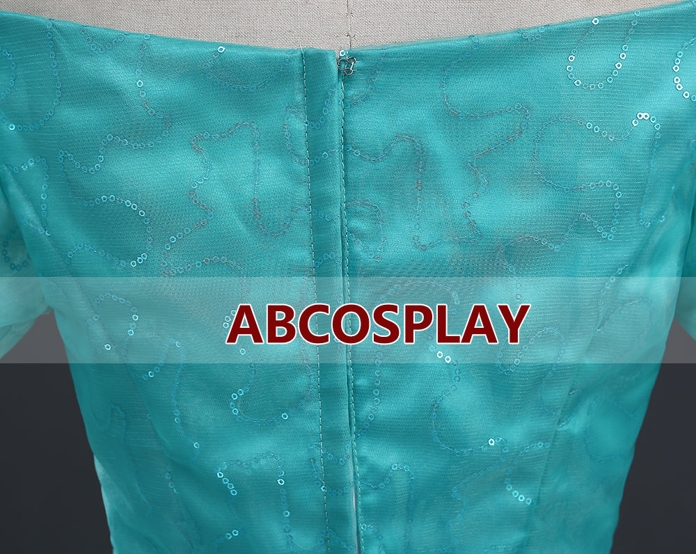 The Little Mermaid Ariel Princess Dress Cosplay Costume Girls Woman
