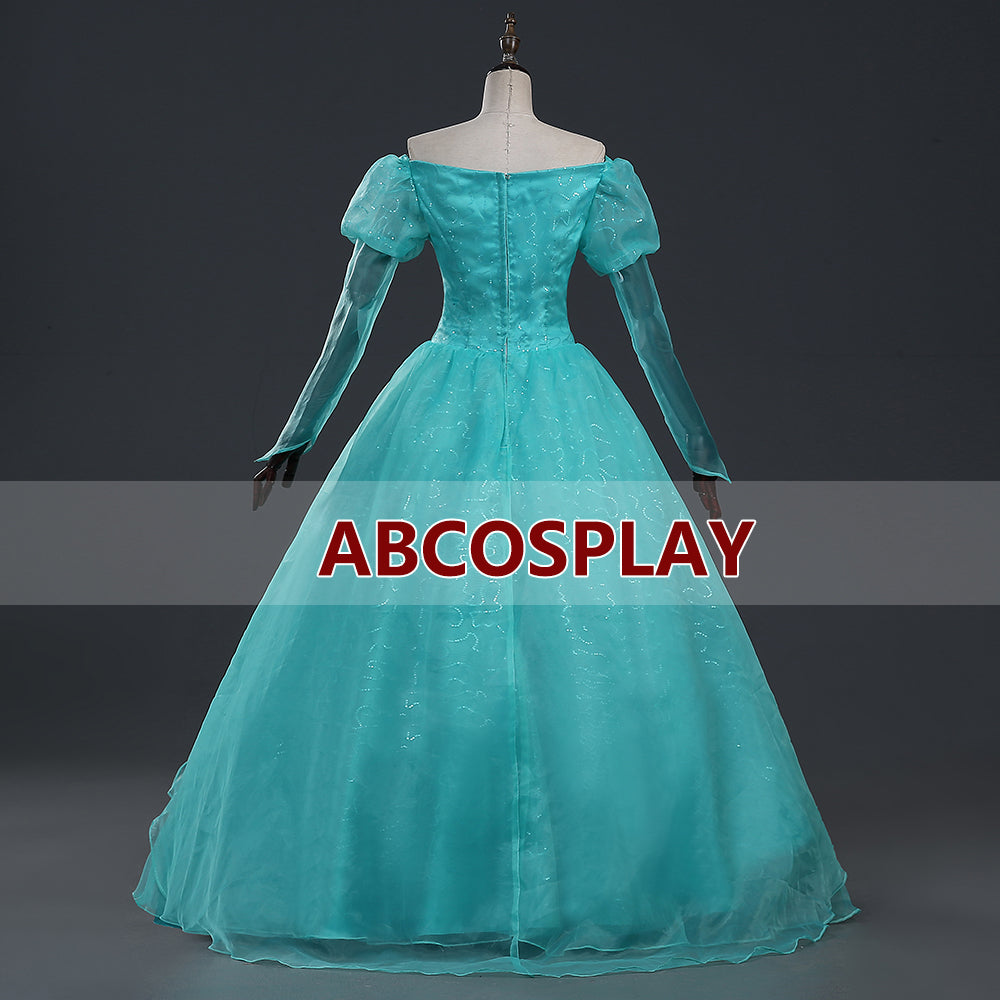 The Little Mermaid Ariel Princess Dress Cosplay Costume Girls Woman