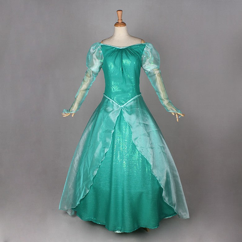 The little Mermaid Princess Ariel Dress Sequin Cosplay Costumes