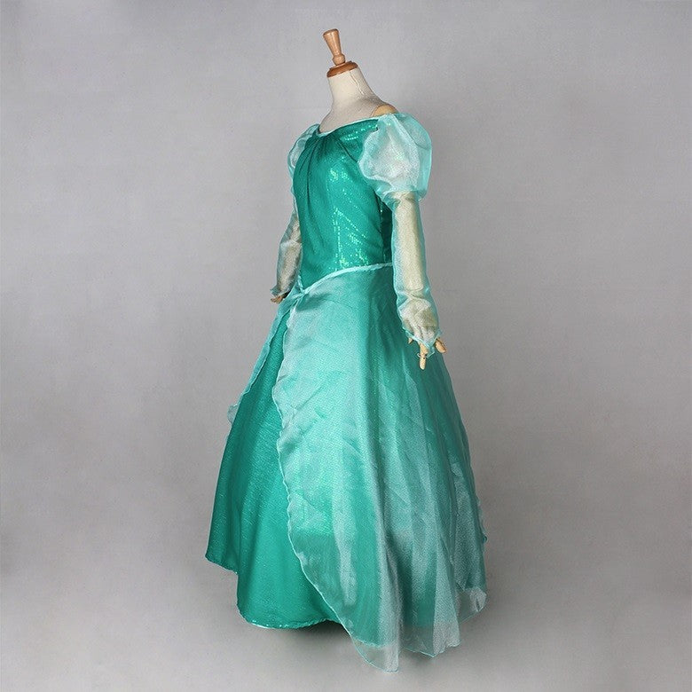 The little Mermaid Princess Ariel Dress Sequin Cosplay Costumes