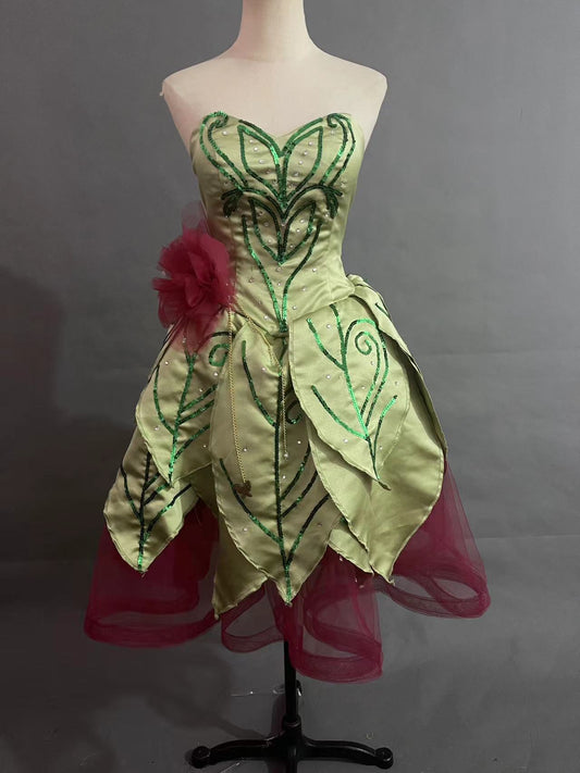 Tinker bell Princess Dress Cosplay Costumes