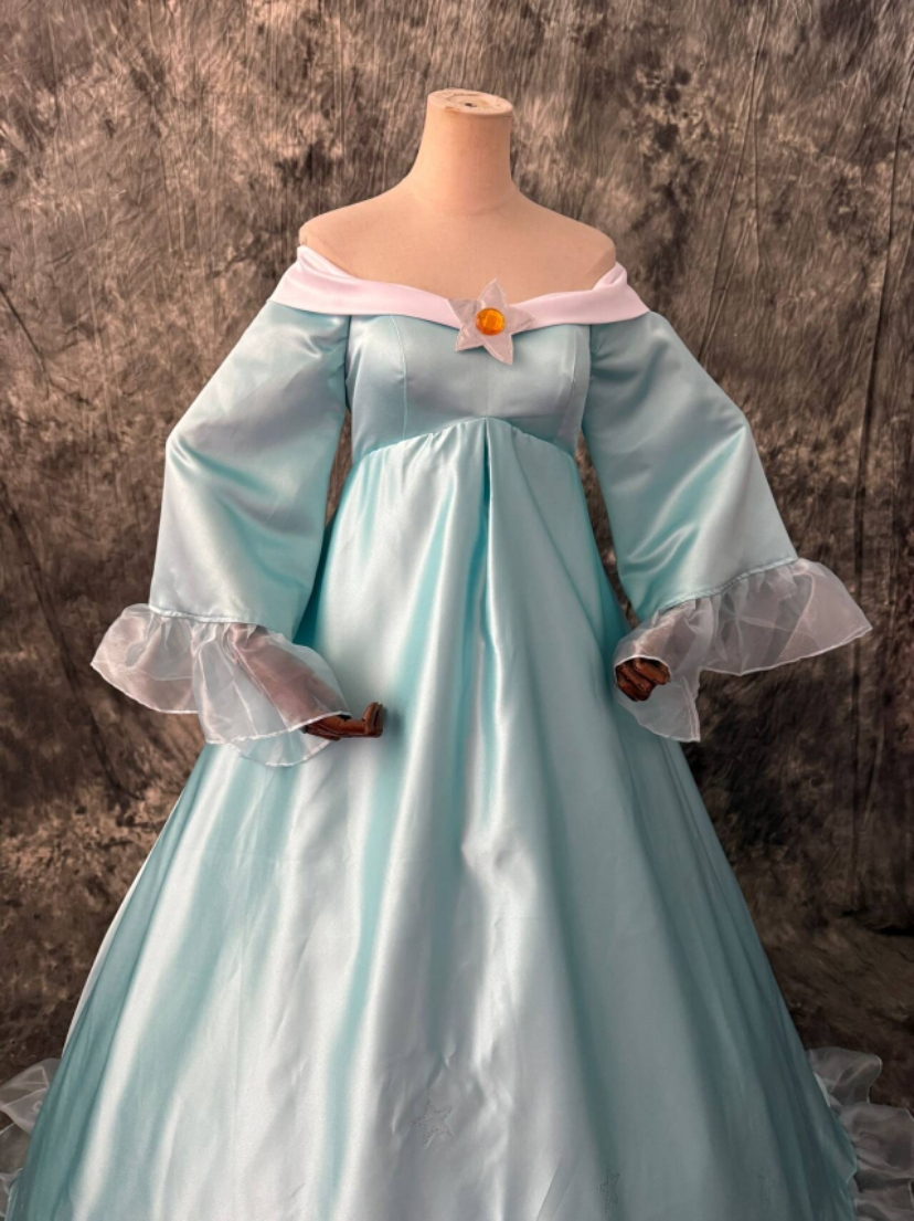 Super Mario Rosalina Dress Green Cosplay Costume,Princess Rosalina Dress Abcosplay Super Mario Rosalina Dress Green Cosplay Costume,Princess Rosalina Dress Abcosplay
