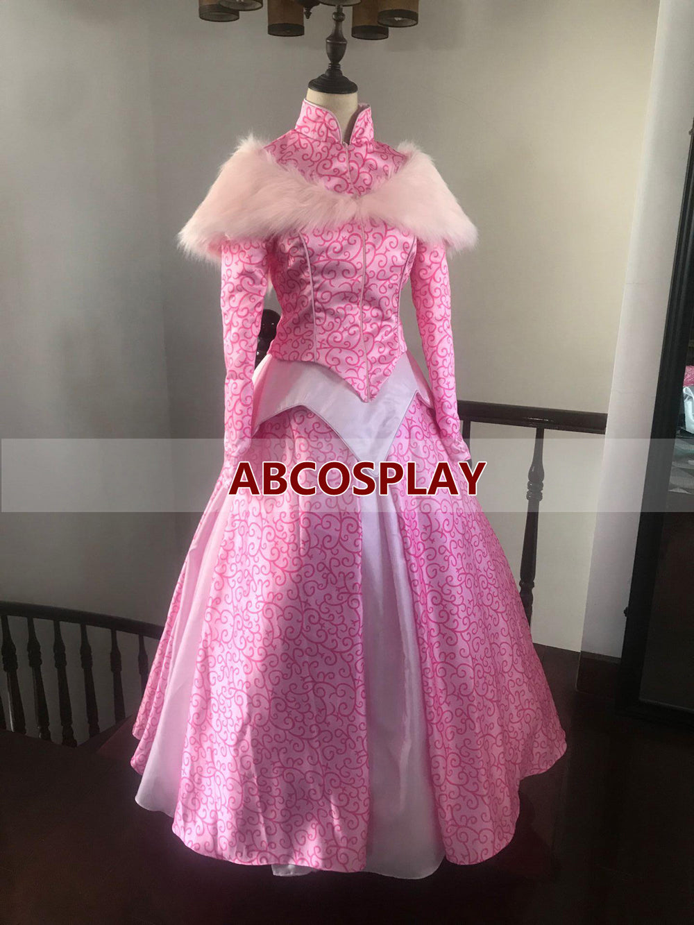 Sleeping Beauty Aurora Princess Dress Vs Collar Cosplay Costume