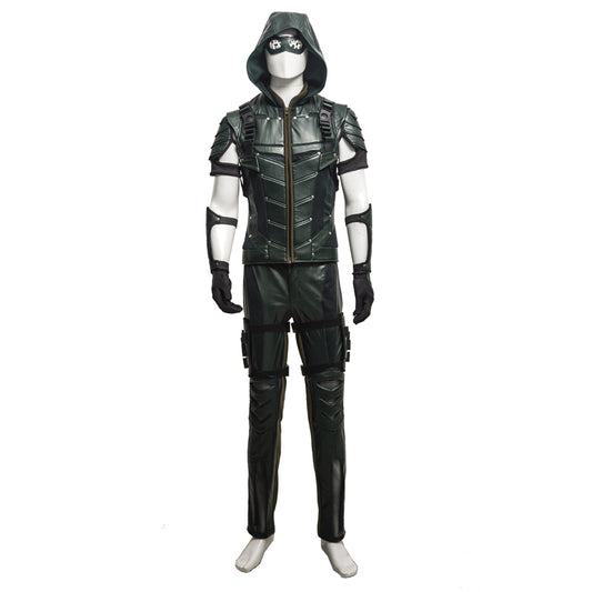 Green Arrow Season 4 Oliver Queen Cosplay Costume