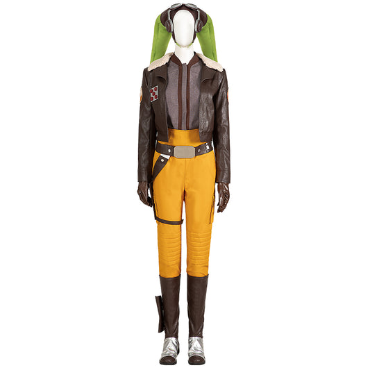 Star Wars Ahsoka Hera Syndulla Cosplay Costumes Free Shipping