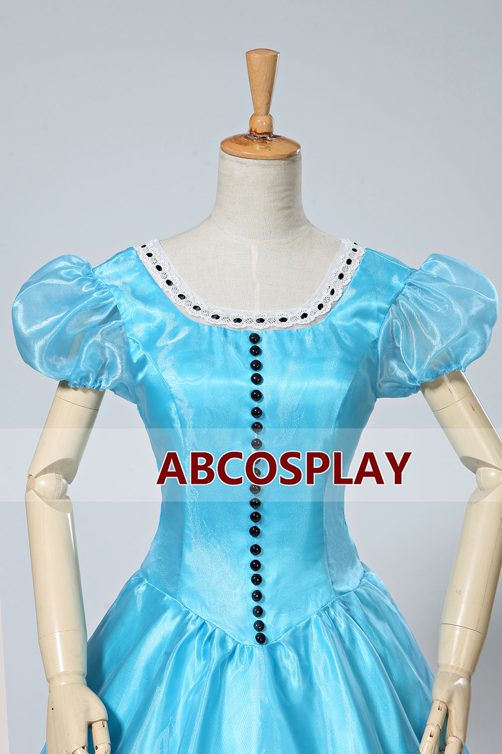 Alice In Wonderland Alice Blue Dress Cosplay Costume