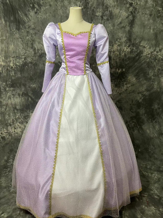 Barbie Purple Princess Dress Cosplay Costume