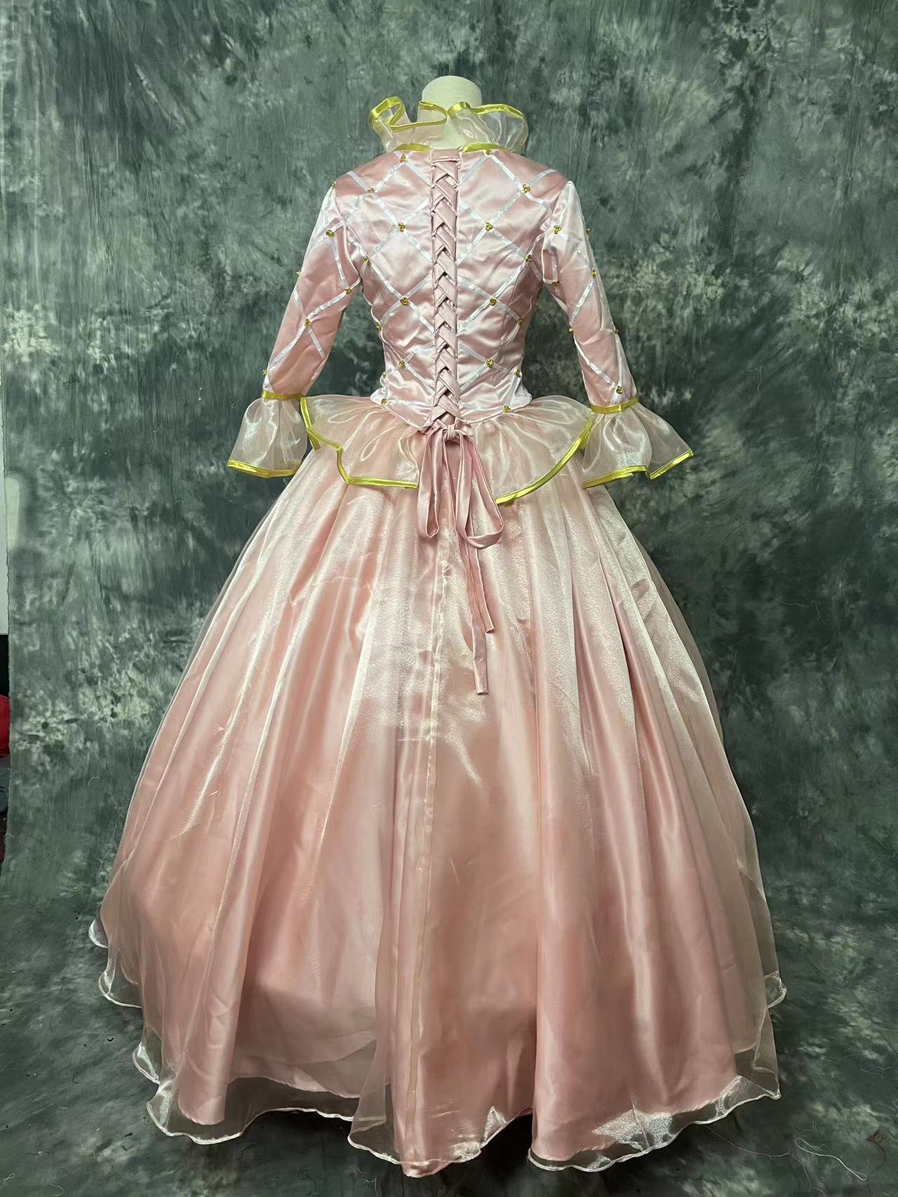 Barbie Champagne Princess Dress Cosplay Costume
