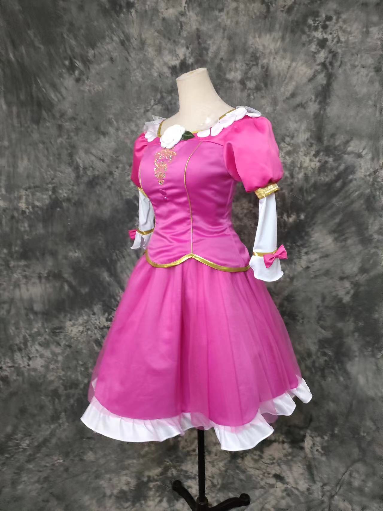 Barbie Pink Princess Dress Cosplay Costume