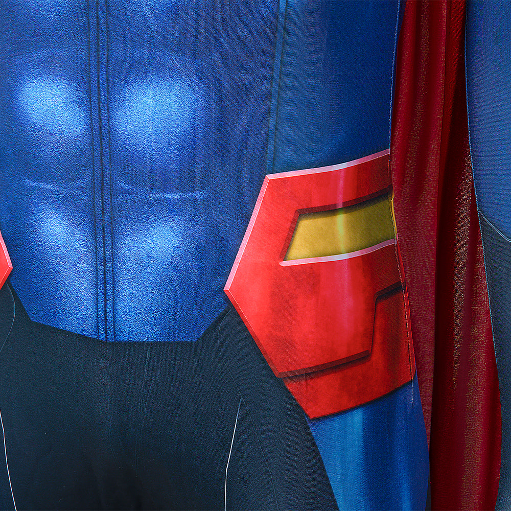 Battle of the Super Sons Jonathan Kent Jumpsuit Cosplay Costumes Free Shipping