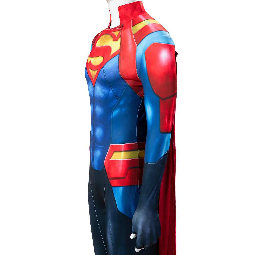 Battle of the Super Sons Jonathan Kent Jumpsuit Cosplay Costumes Free Shipping