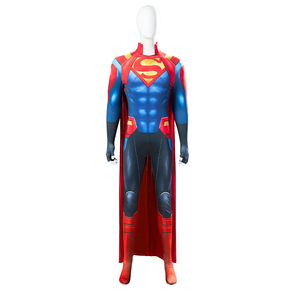 Battle of the Super Sons Jonathan Kent Jumpsuit Cosplay Costumes Free Shipping