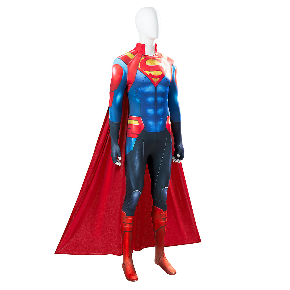 Battle of the Super Sons Jonathan Kent Jumpsuit Cosplay Costumes Free Shipping