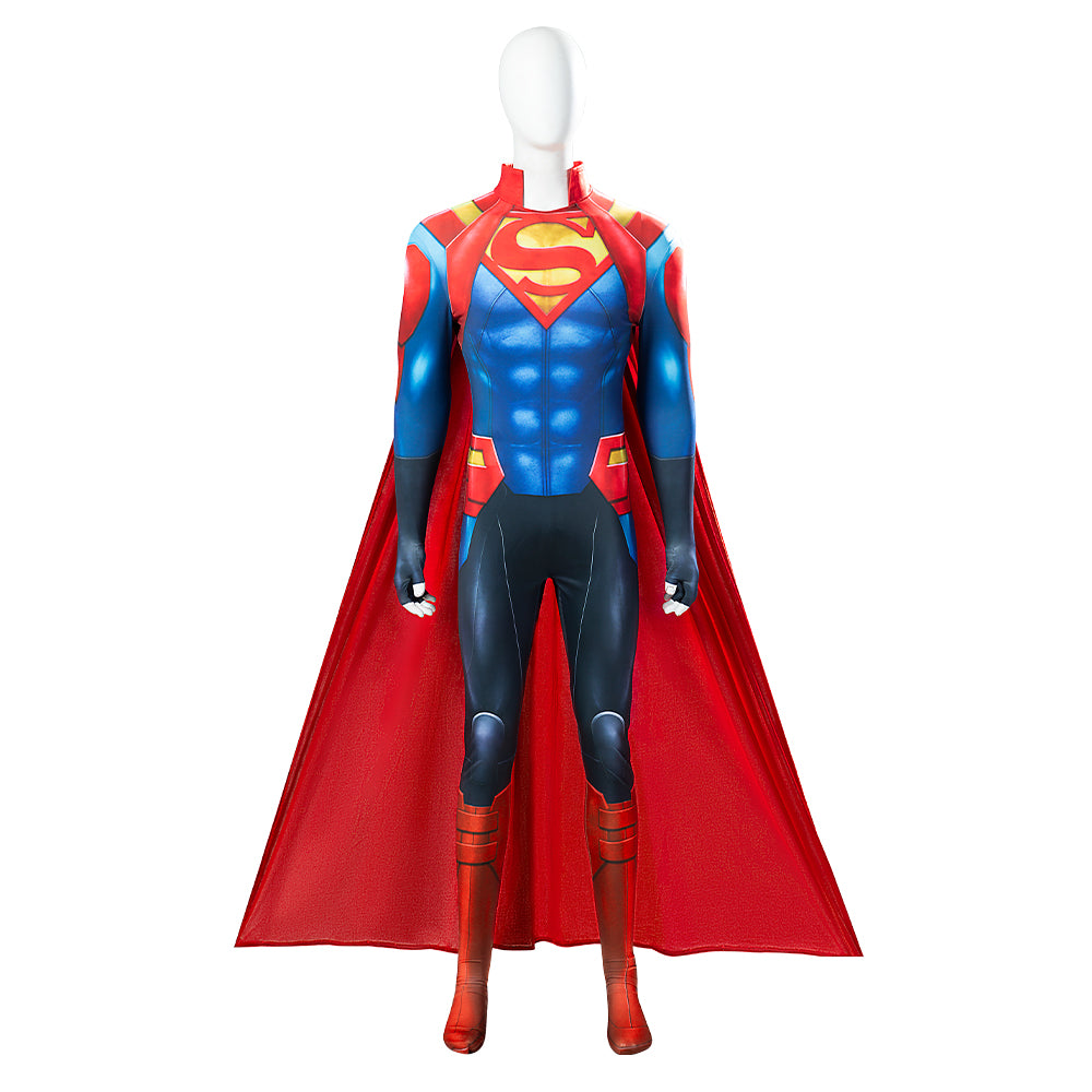 Battle of the Super Sons Jonathan Kent Jumpsuit Cosplay Costumes Free Shipping