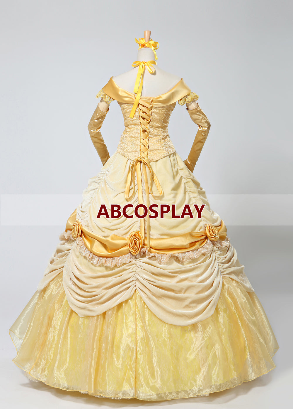 Beauty And The Beast Belle Princess Dress Luxury Design Cosplay Costume