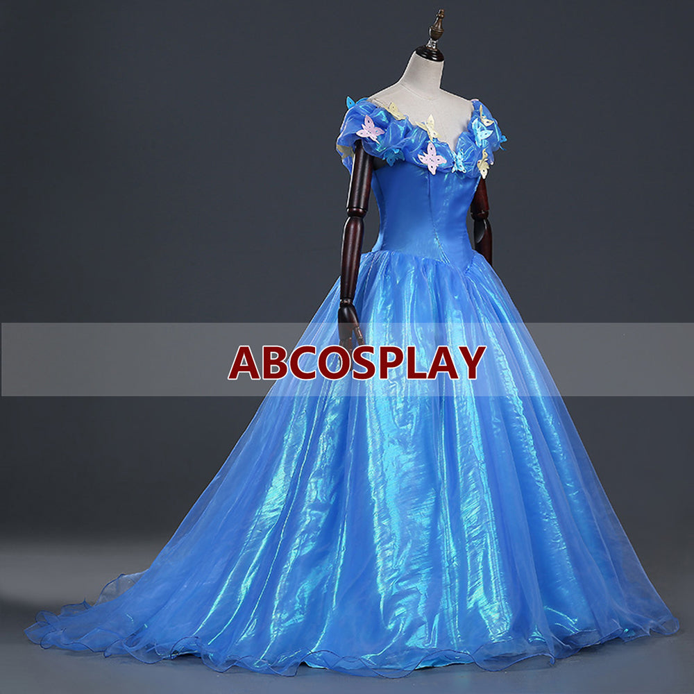 Princess Cinderella Butterfly Dress Cosplay Costumes