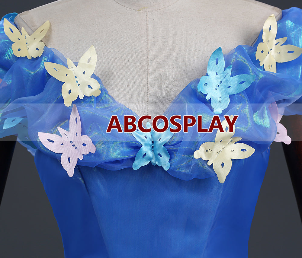 Princess Cinderella Butterfly Dress Cosplay Costumes