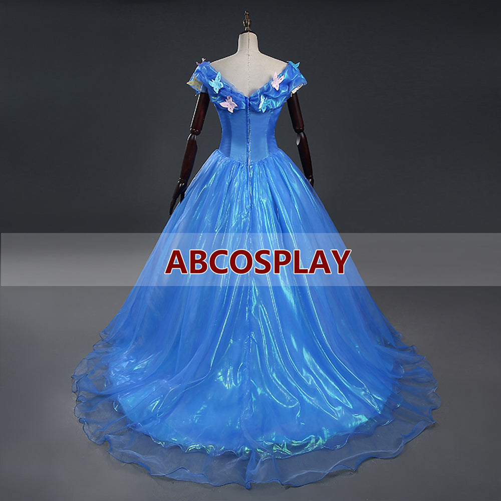 Princess Cinderella Butterfly Dress Cosplay Costumes