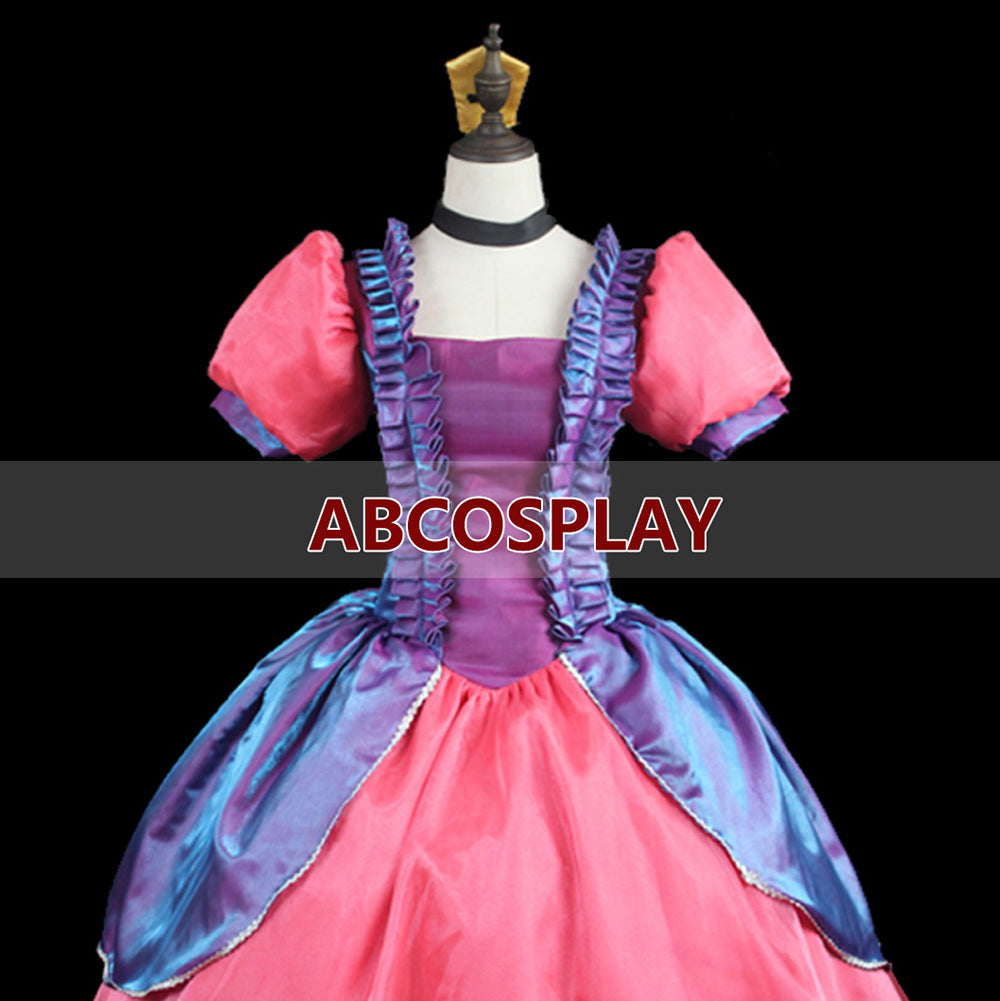 Cinderella Evil Sister Anastasia Princess Dress Cosplay Costume