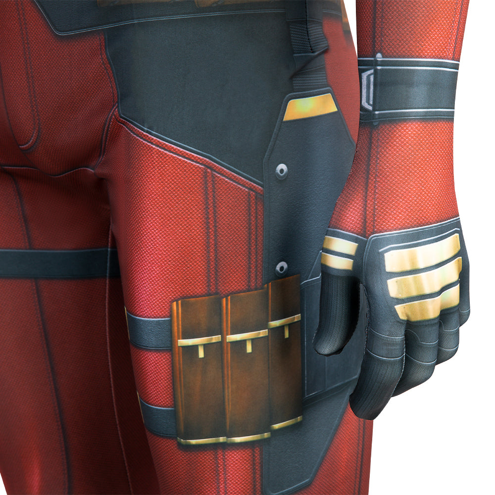 Deadpool 3 Wade Wilson Deadpool Jumpsuit Cosplay Costumes Free Shipping