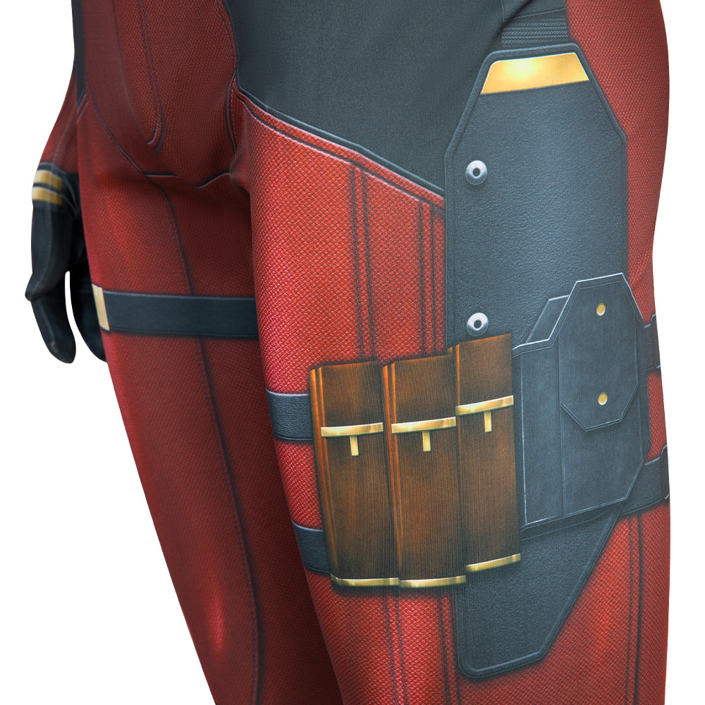 Deadpool 3 Wade Wilson Deadpool Jumpsuit Cosplay Costumes Free Shipping