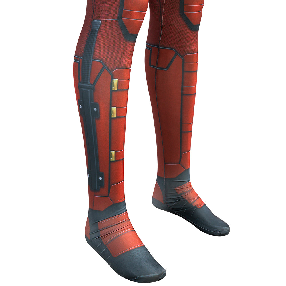 Deadpool 3 Wade Wilson Deadpool Jumpsuit Cosplay Costumes Free Shipping