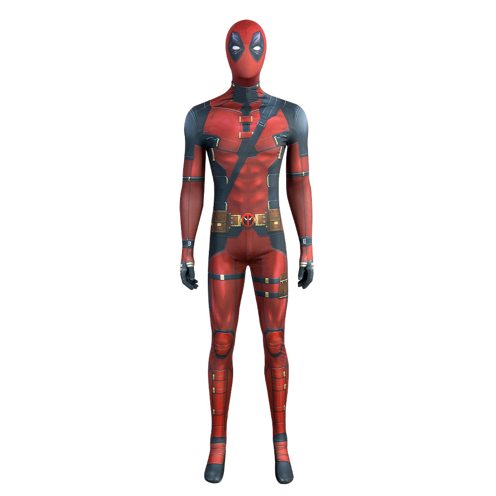 Deadpool 3 Wade Wilson Deadpool Jumpsuit Cosplay Costumes Free Shipping