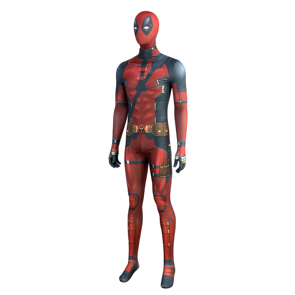 Deadpool 3 Wade Wilson Deadpool Jumpsuit Cosplay Costumes Free Shipping